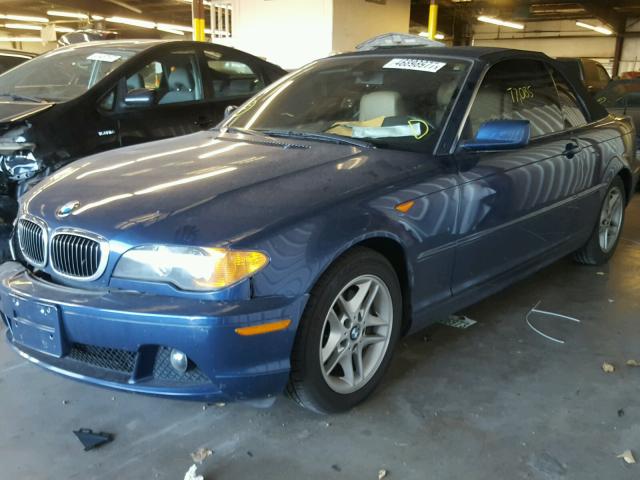 WBABW33474PG97039 - 2004 BMW 325 CI BLUE photo 2