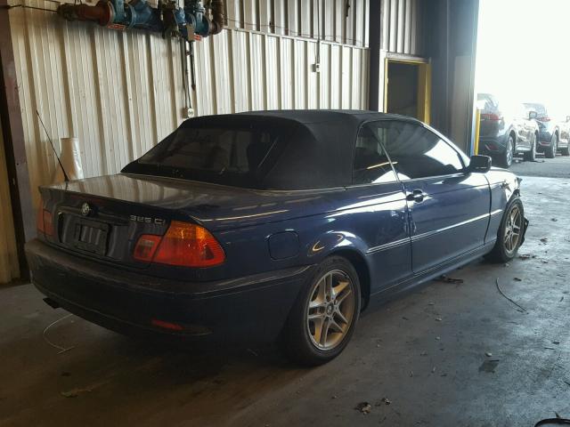 WBABW33474PG97039 - 2004 BMW 325 CI BLUE photo 4