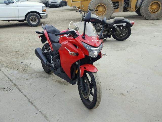 MLHMC4113D5300631 - 2013 HONDA CBR250 RA- RED photo 1