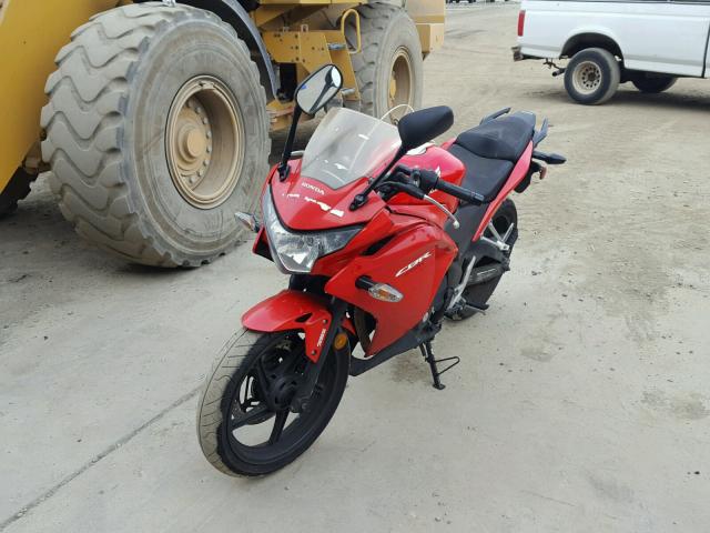 MLHMC4113D5300631 - 2013 HONDA CBR250 RA- RED photo 2