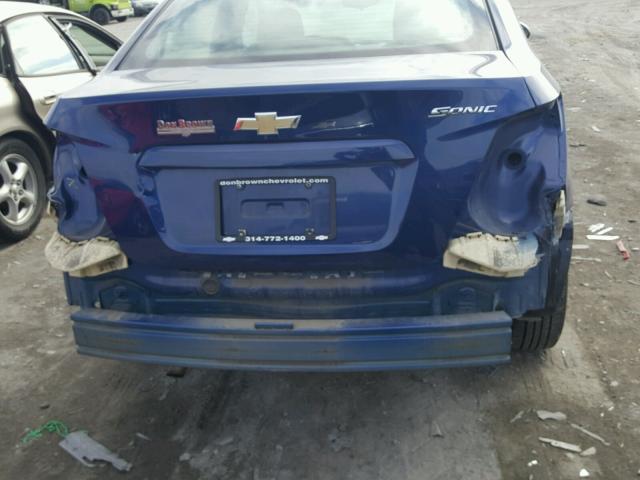 1G1JA5SH7D4106941 - 2013 CHEVROLET SONIC LS 蓝色 照片 9