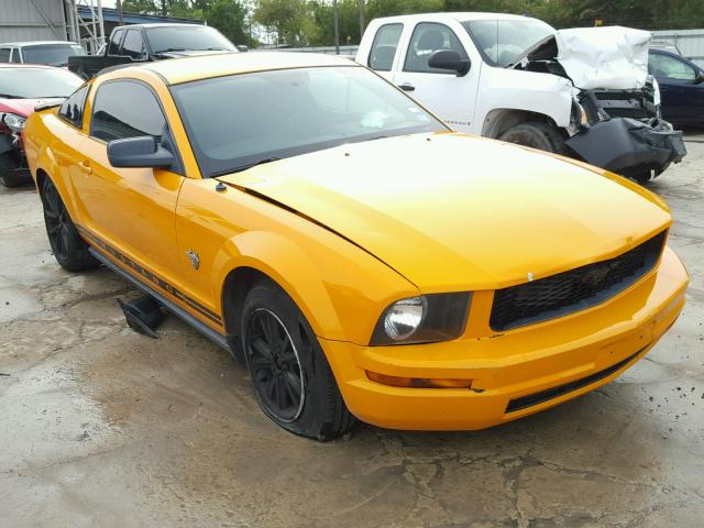 1ZVHT80N495129246 - 2009 FORD MUSTANG YELLOW photo 1