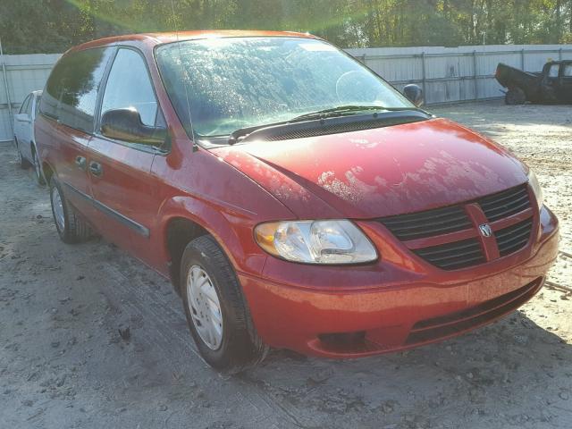 1D4GP24R06B754479 - 2006 DODGE GRAND CARA RED photo 1