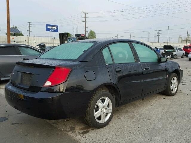1G8AJ55F16Z104717 - 2006 SATURN ION LEVEL BLACK photo 4