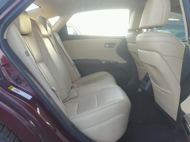4T1BK1EB7EU092268 - 2014 TOYOTA AVALON BAS BURGUNDY photo 6
