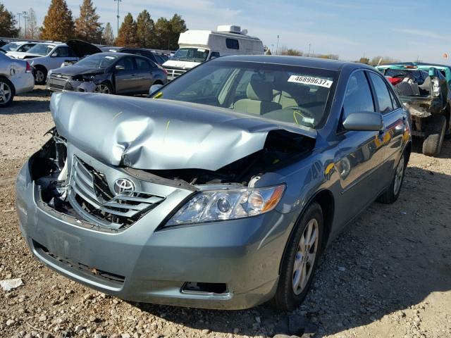 4T1BE46K79U893215 - 2009 TOYOTA CAMRY BASE GREEN photo 2