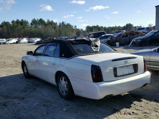 1G6KD54Y94U168487 - 2004 CADILLAC DEVILLE WHITE photo 3