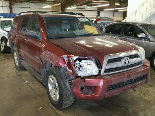 JTEBU14R368052322 - 2006 TOYOTA 4RUNNER SR RED photo 1