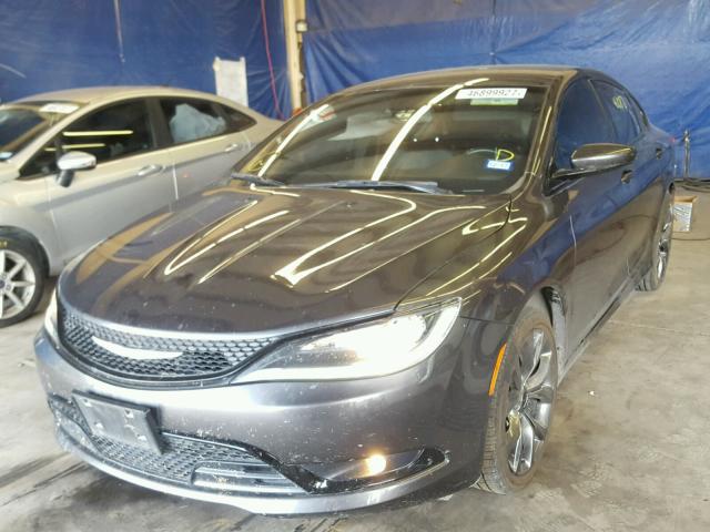 1C3CCCBB8GN120084 - 2016 CHRYSLER 200 S GRAY photo 2