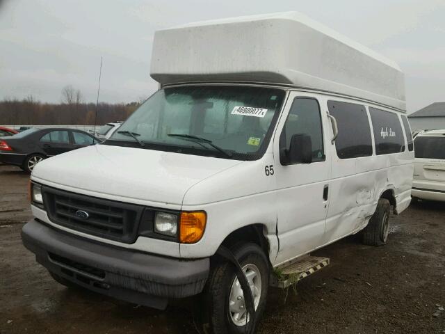 1FTSS34L66HA65356 - 2006 FORD ECONOLINE WHITE photo 2