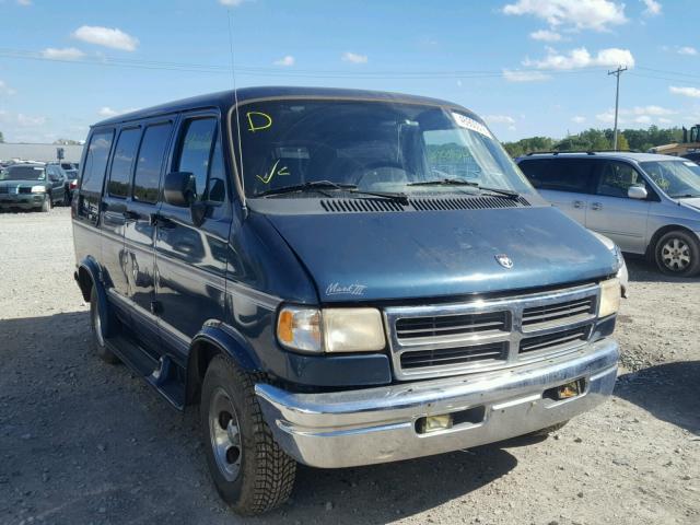 2B6HB21X4VK603743 - 1997 DODGE RAM VAN B2 GREEN photo 1