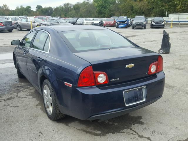 1G1ZG57B594182154 - 2009 CHEVROLET MALIBU LS 蓝色 照片 3