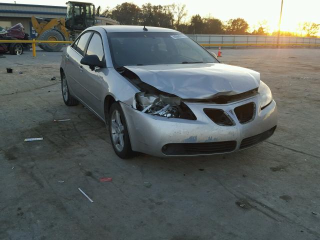 1G2ZG57N284160889 - 2008 PONTIAC G6 BASE SILVER photo 1