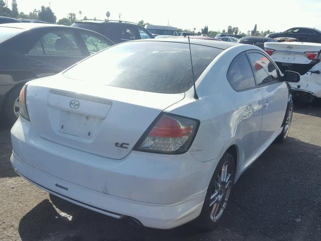 JTKDE177970214659 - 2007 TOYOTA SCION TC WHITE photo 4