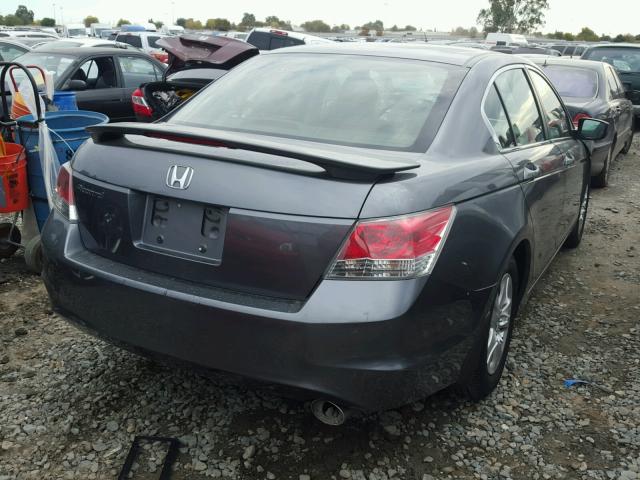 JHMCP26478C000732 - 2008 HONDA ACCORD LXP GRAY photo 4