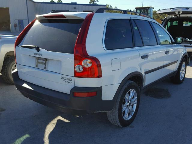 YV1CZ91H841080802 - 2004 VOLVO XC90 WHITE photo 4