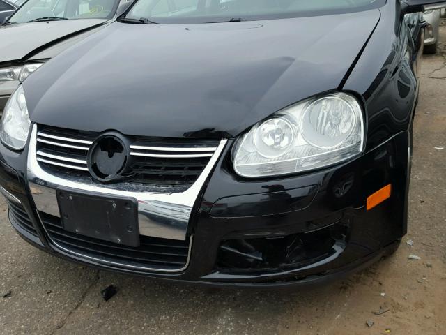 3VWRM71K19M021225 - 2009 VOLKSWAGEN JETTA SE BLACK photo 9