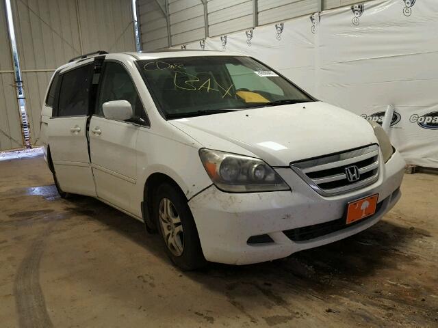 5FNRL38717B451483 - 2007 HONDA ODYSSEY WHITE photo 1