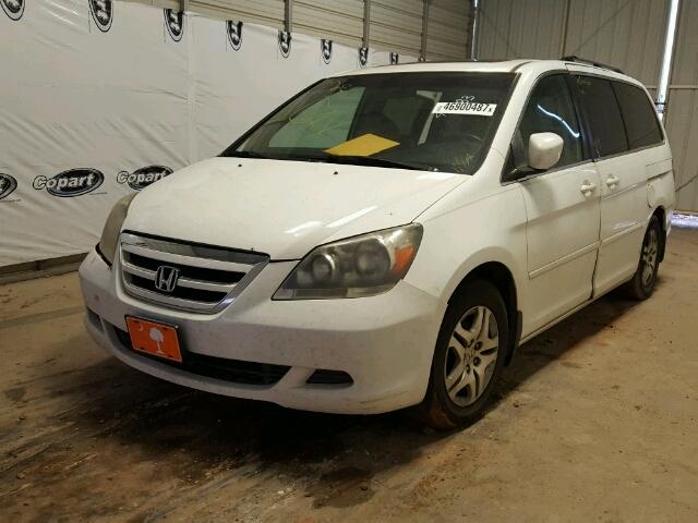 5FNRL38717B451483 - 2007 HONDA ODYSSEY WHITE photo 2