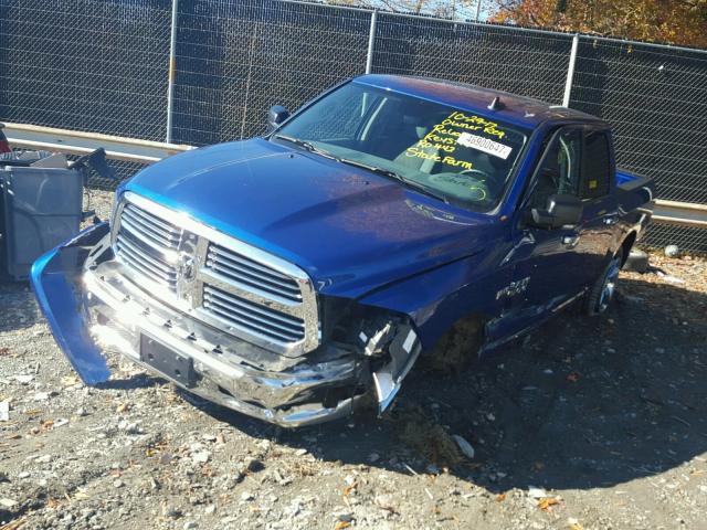 3C6RR7LTXGG240438 - 2016 RAM 1500 SLT BLUE photo 2