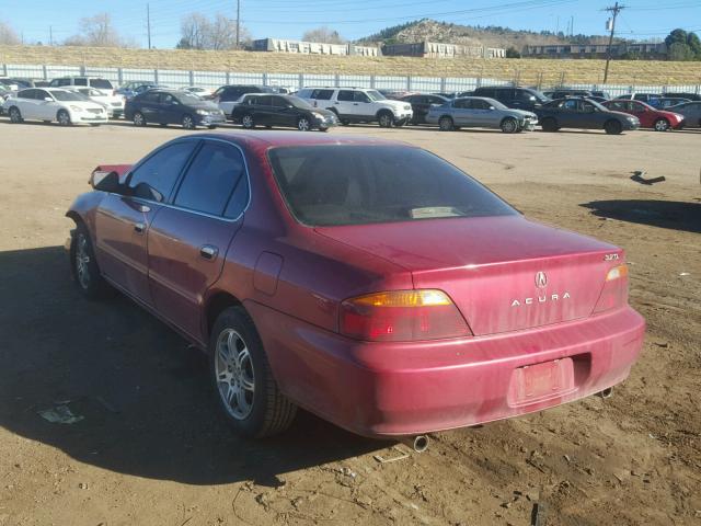 19UUA5665YA008741 - 2000 ACURA 3.2TL BURGUNDY photo 3