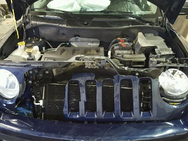 1C4NJRFB7ED689311 - 2014 JEEP PATRIOT LA BLUE photo 7