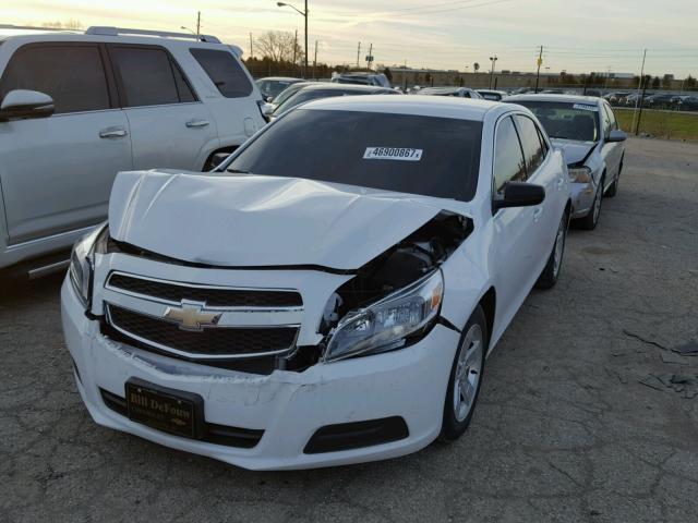 1G11B5SA6DF224032 - 2013 CHEVROLET MALIBU LS WHITE photo 2