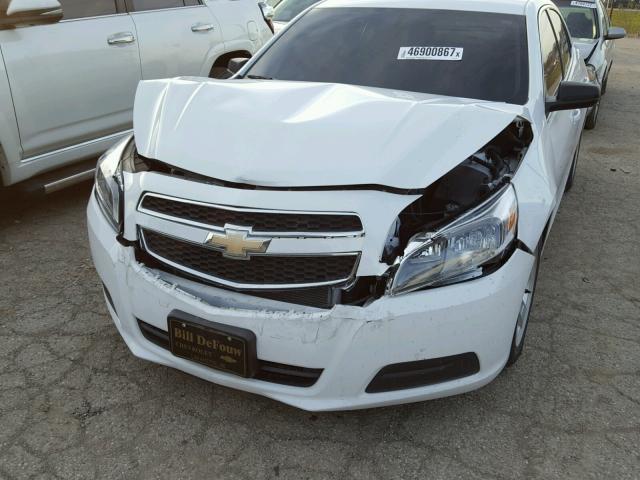 1G11B5SA6DF224032 - 2013 CHEVROLET MALIBU LS თეთრი ფოტო 9