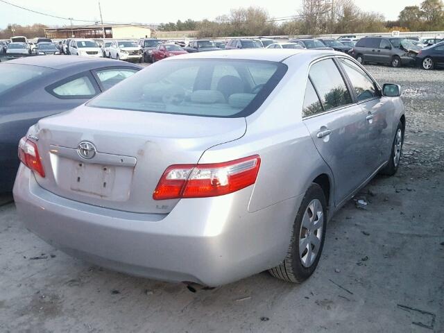 4T1BE46K37U528043 - 2007 TOYOTA CAMRY NEW SILVER photo 4