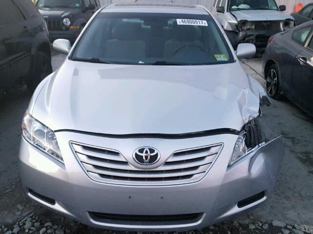 4T1BE46K37U528043 - 2007 TOYOTA CAMRY NEW SILVER photo 9