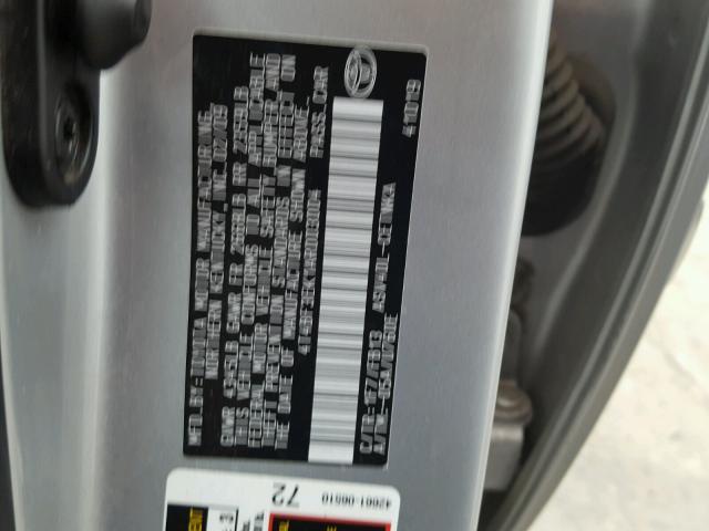 4T4BF3EK1AR003004 - 2010 TOYOTA CAMRY BASE SILVER photo 10