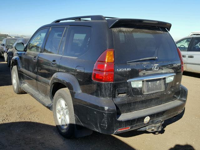 JTJBT20X740039714 - 2004 LEXUS GX 470 BLACK photo 3