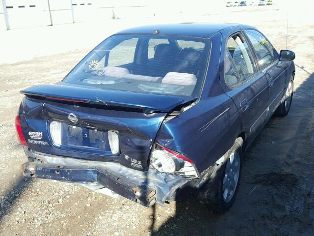 3N1CB51D76L493793 - 2006 NISSAN SENTRA 1.8 BLUE photo 4