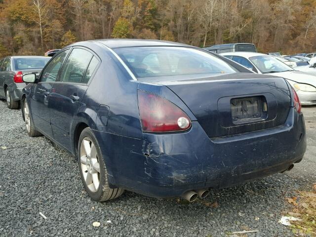 1N4BA41E35C808135 - 2005 NISSAN MAXIMA SE BLUE photo 3