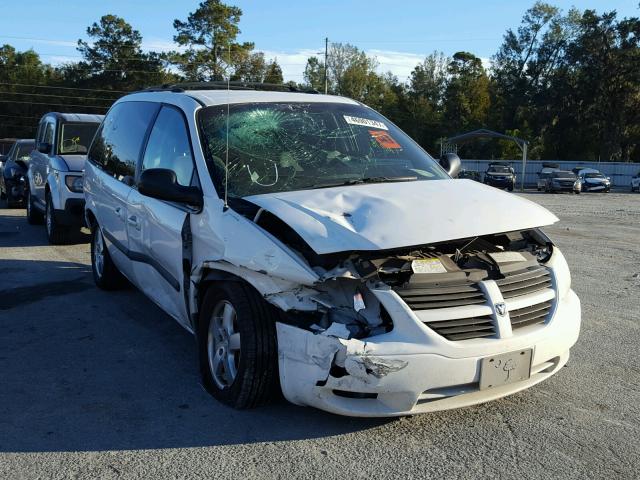 1D4GP45R26B681786 - 2006 DODGE CARAVAN SX WHITE photo 1