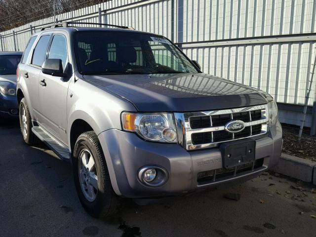 1FMCU93118KC05445 - 2008 FORD ESCAPE XLT GRAY photo 1