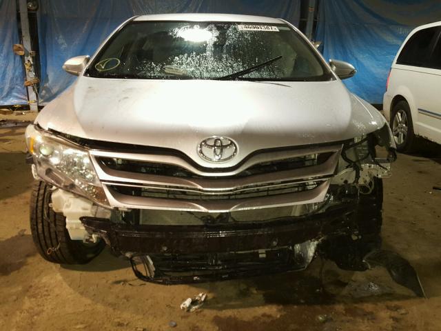 4T3ZA3BB8DU063482 - 2013 TOYOTA VENZA LE SILVER photo 9