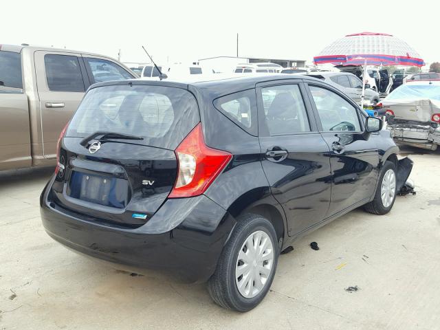 3N1CE2CP7FL380567 - 2015 NISSAN VERSA NOTE BLACK photo 4