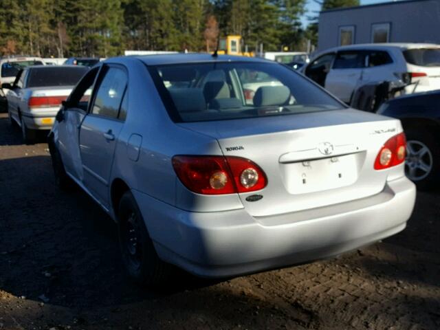 2T1BR32E98C908957 - 2008 TOYOTA COROLLA CE SILVER photo 3