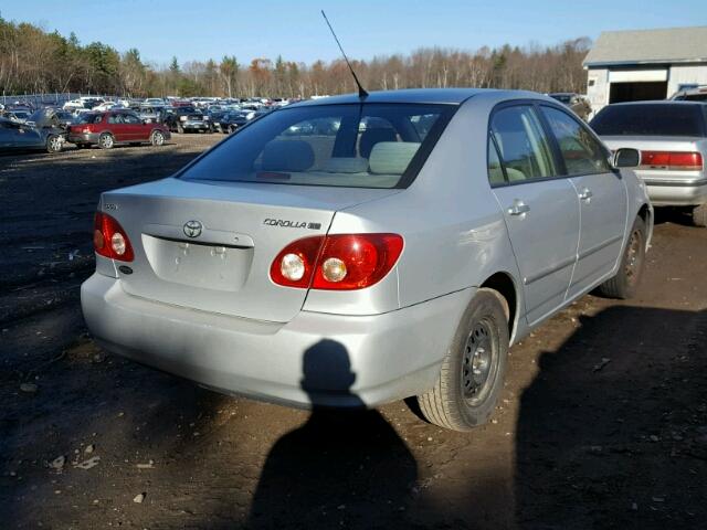 2T1BR32E98C908957 - 2008 TOYOTA COROLLA CE SILVER photo 4