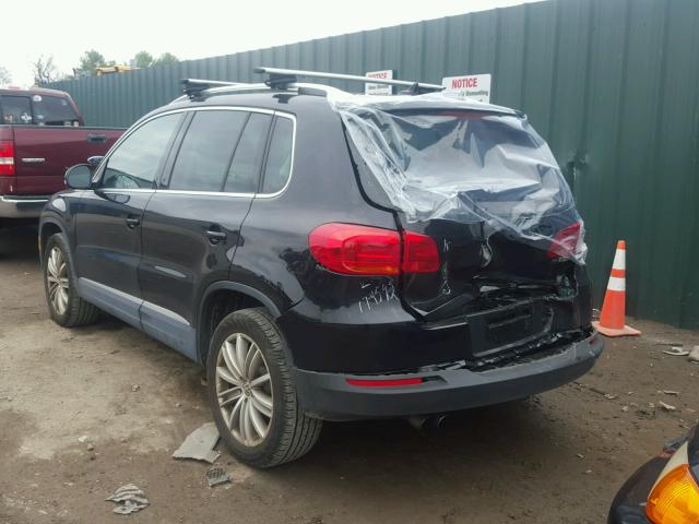 WVGBV7AX9GW577854 - 2016 VOLKSWAGEN TIGUAN S BLACK photo 3