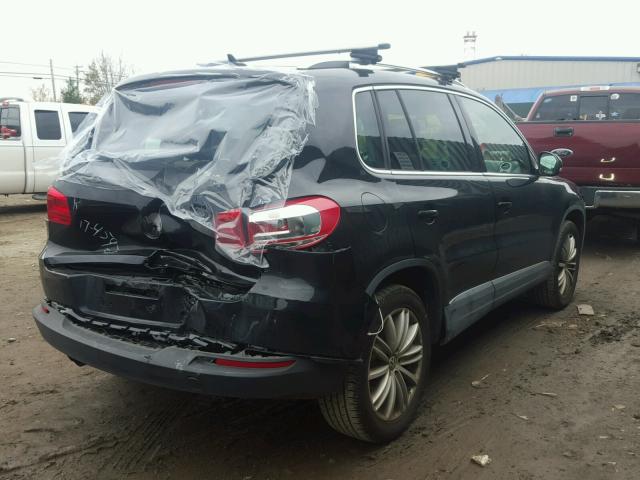 WVGBV7AX9GW577854 - 2016 VOLKSWAGEN TIGUAN S BLACK photo 4