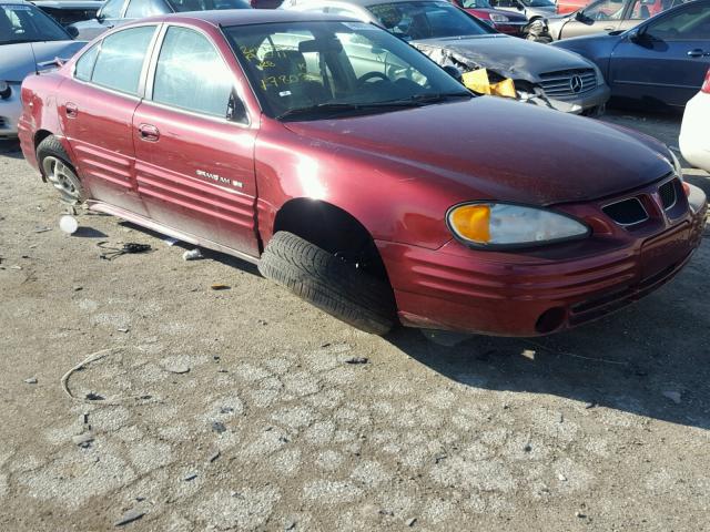 1G2NE52F92C178033 - 2002 PONTIAC GRAND AM S RED photo 1