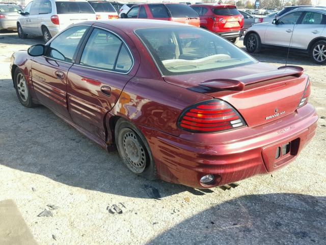 1G2NE52F92C178033 - 2002 PONTIAC GRAND AM S RED photo 3