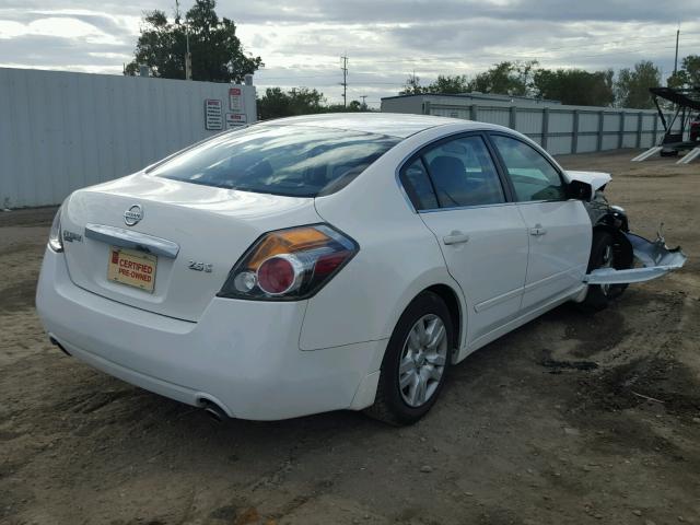 1N4AL2AP4CC192549 - 2012 NISSAN ALTIMA BAS WHITE photo 4