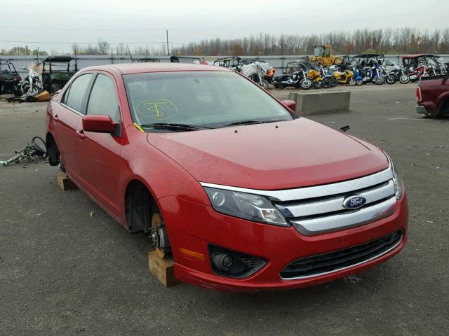 3FAHP0HA1CR237795 - 2012 FORD FUSION SE RED photo 1