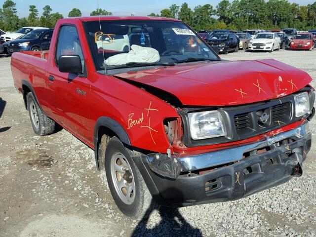 1N6DD21SXYC330379 - 2000 NISSAN FRONTIER X RED photo 1