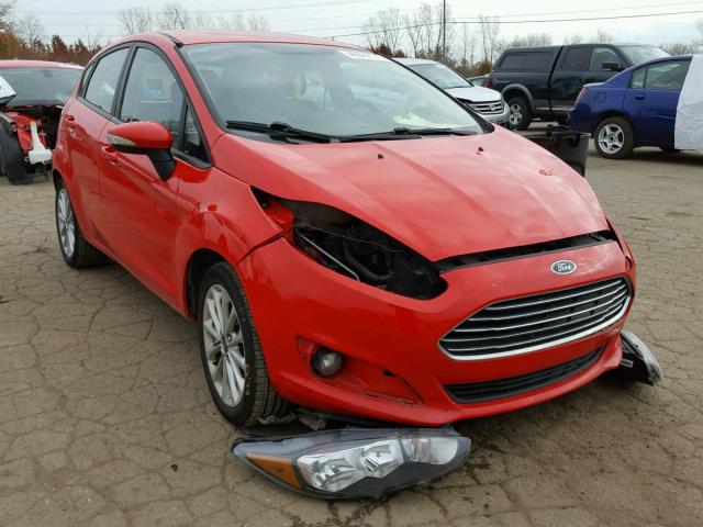 3FADP4EJ1EM103640 - 2014 FORD FIESTA SE RED photo 1