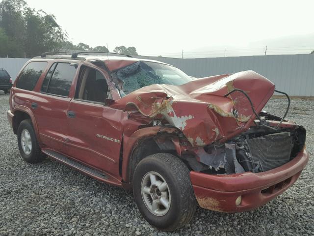 1B4HR28Y6YF164423 - 2000 DODGE DURANGO RED photo 1