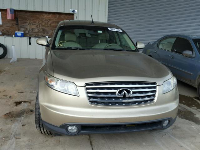 JNRBS08W23X002260 - 2003 INFINITI FX45 GOLD photo 9